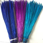Wedding Decoration Decorative Feathers For Wedding 50-55cm Big Size Colorful Ringneck Pheasant Tail Feather For Wedding Decoration Party Decoration