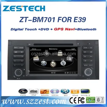 ZESTECH hot selling 1 din 7'' screen size car stereo for BMW 5 series E39 1996-2003/X5 1999-2006/M5 1996-2003 car audio with dvd