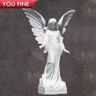 Angel Statue Carving Statue Carved White Marble Angel Statue