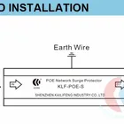KLF 100M/1000Mbps Cat5 Cat6 POE Surge Protection Device With 5 Years Warranty
