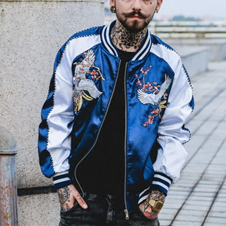 silk bomber jacket mens