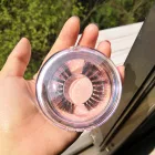 False Eyelashes 25mm 3D Mink False Eyelashes Empty Box Custom Your Label High Quality Factory Supply