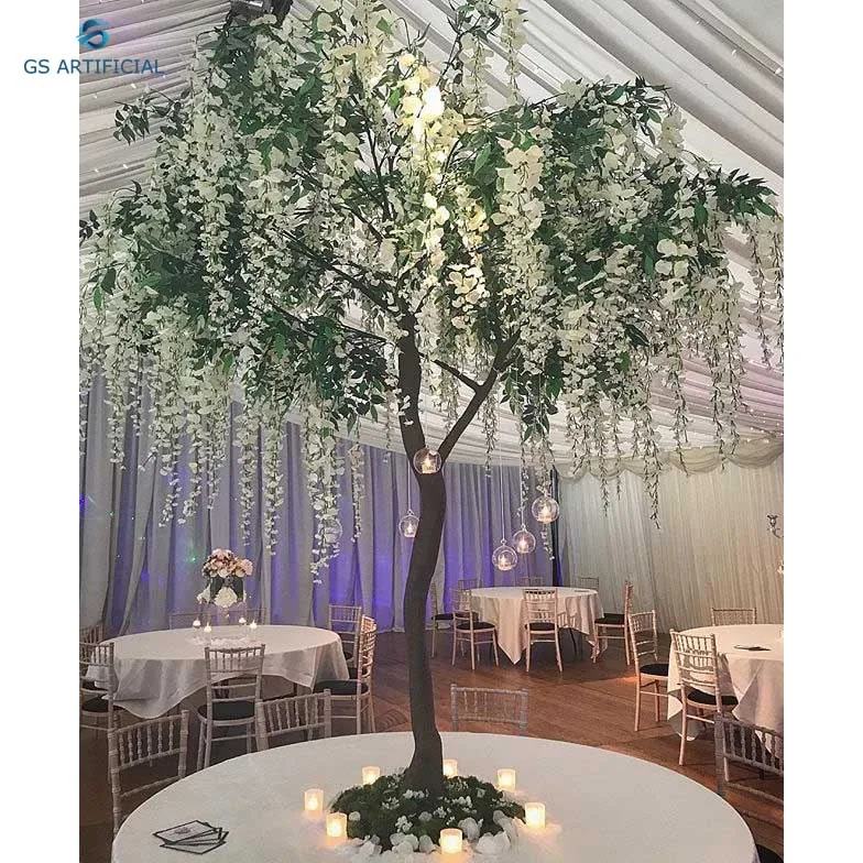 wisteria wedding centerpieces