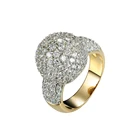 Wedding Rings 18k Gold Wholesale Jewelry Diamonds Rings Price Reasonable Provided Oem or Odm
