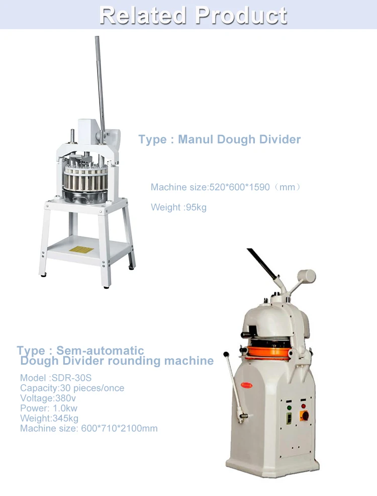 The Dough Divider and Rounder Machine Pasta Processing Machinery Dough Making Equipment factory