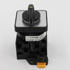 Din Rail Changeover Switch LW40 Series 25A Rotary Cam Switch 3 Pole 2 Position Din Rail Changeover Switch