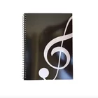 School School Notebook Design School Music Composition Spiral Notebook