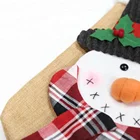 Stocking Holder Santa Stocking Fancy Snowman Santa Penguin Christmas Stocking Holder Set