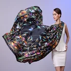 Print Silk Digital Printing Factory No MOQ Custom Scarf 100% Silk Digital Print Scarf