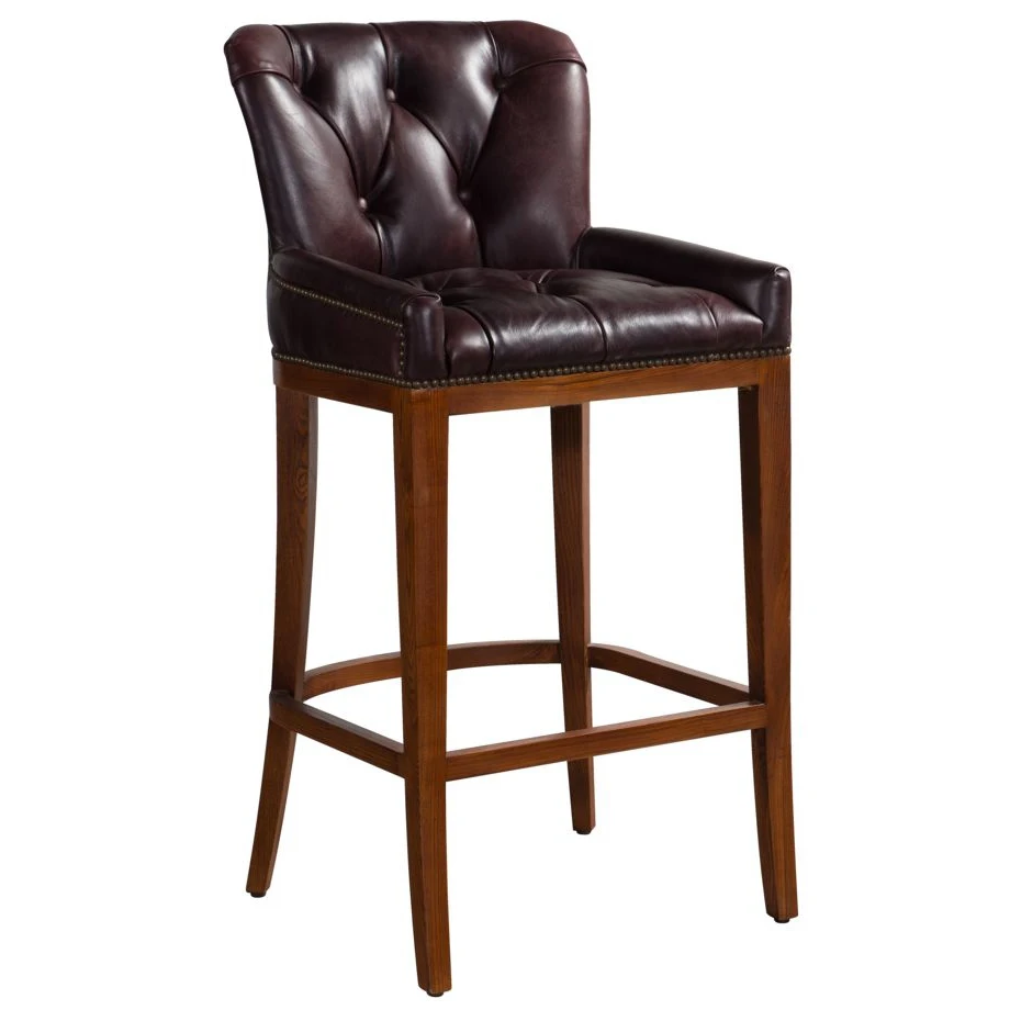 real leather counter height stools