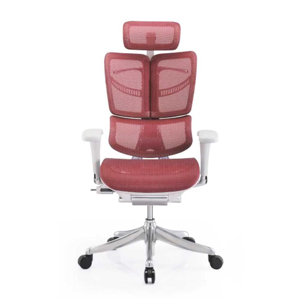 red ergonomic office chair