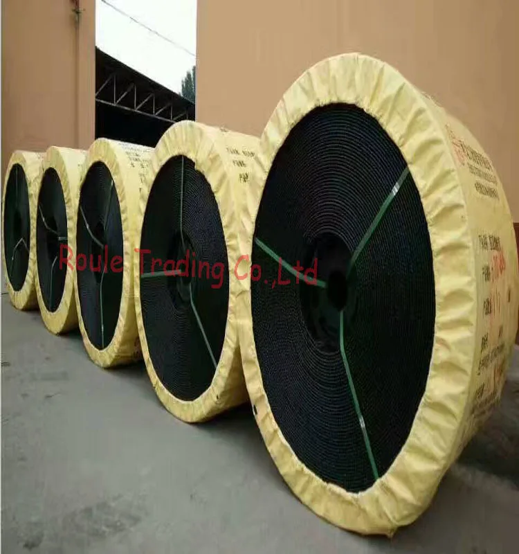 Customized V Shaped Ep Polyester Ribbed Pattern Chevron Rubber Conveyor