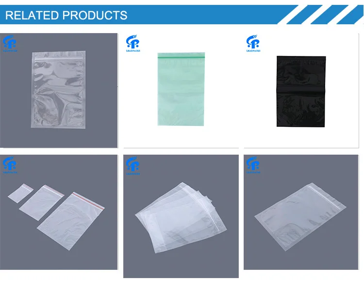 Transparent medicine packaging plastic clear ziplock bag