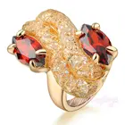 Wholesale ruby new design ladies finger gold ring designs