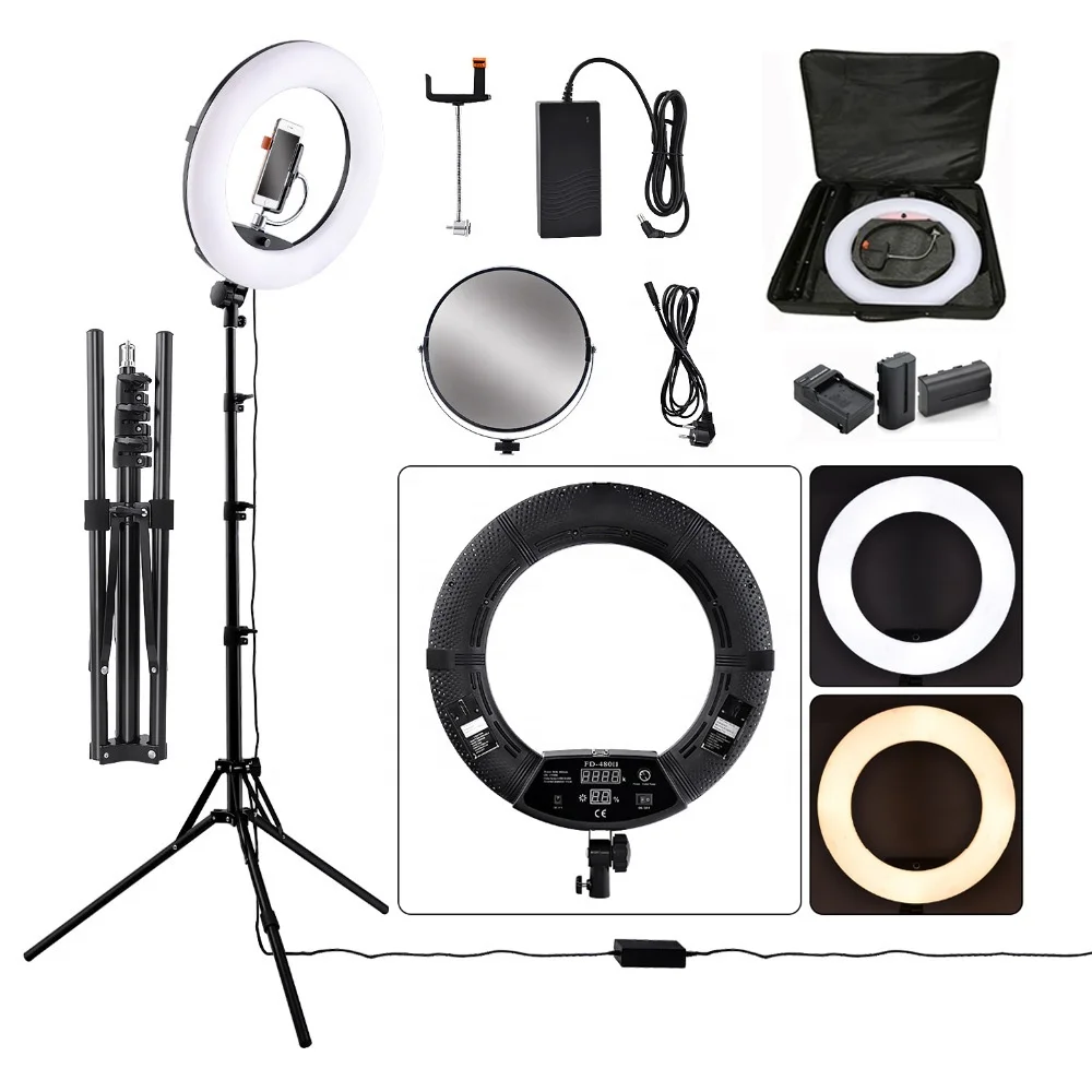 rechargeable ring light for makeup