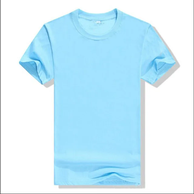 Top quality sport gym 100% cotton blank o-neck white t-shirt for man