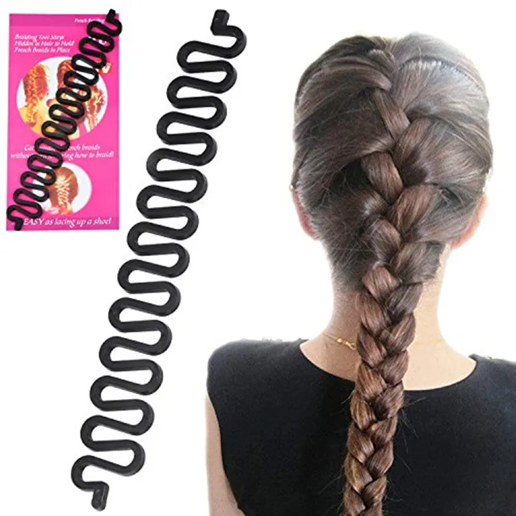 French Twist Plait Hair Braiding Tool Holder Roller Diy Bun Maker Hairstyle  Styling Accessory Magic Hair Clip Braider - Buy Hair Braider,Hair Braider  Tool,Magic Hair Braider Product on 