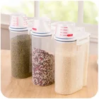 Storage Rice Bin Wholesale Plastic Food Storage BPA FREE Airtight Rice Container Boxes Bin For Cereal