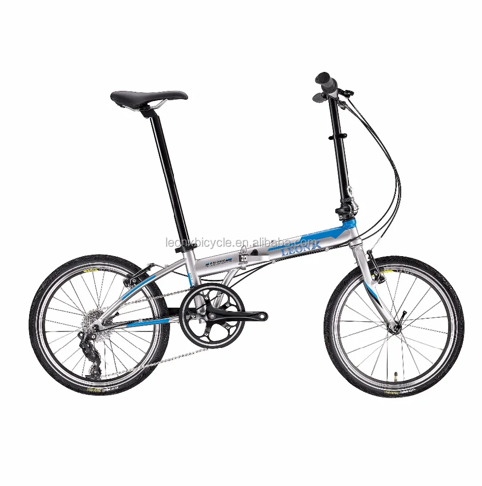 chrome folding bike