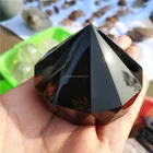 natural polished hand carved crystal black obsidian for sale