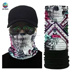Skull Scarf Custom Skull Face Shield Turban Headband Magic Scarf Bandana With Polar Fleece For Winter