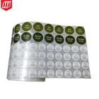 Cosmetic Jar Label Jar Label Custom Private Cosmetic Jar Bottle Label Adhesive Label Sticker For Jar