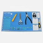 Oem Design Customized Personalized Heavy Duty Soft Pvc Rubber Locksmith Pinning Gunsmith Tool Mat