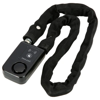 wireless gadget smartlock anti theft alarm chain padlocks for cycling/motorycle/door/e-scooter app control bike lock