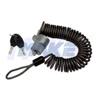 Lock Laptop MK814 6mm Adjustable Retractable Cable Lock For Laptop