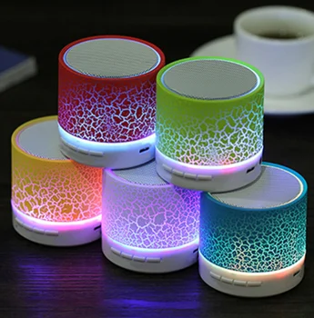 Best A9 LED Bt Speaker Mini Speakers Hands Free Portable Wireless Speaker With TF Card Mic USB Audio Music Player