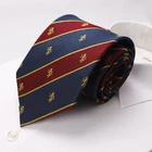 Factory Necktie Promotion University Custom School Uniform Necktie With Logo