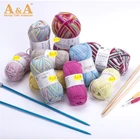 Yarn 100% Polyester AA Price Lamb Wool Knitting Yarn Manufacturer 100% Fancy Recycled Polyester Yarn