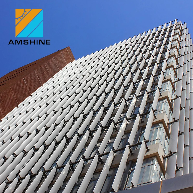 Sammenligne tre broderi Vertical Sun Protection Aluminum Shade Airfoil Louver Blades Curtain Wall  For Facade Decorate, View Vertical Sun Protection Aluminum Shade, AMSHINE  Product Details from Su Zhou Amshine Building Material Co., Ltd. on  Alibaba.com