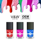 Polish Get Polish Private Label Peel Off Nail Polish With Fashionable Color.