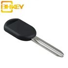 Uncut Ignition Chipped Key Transponder Blank ID63 Chip 80 Bit For Ford Focus Fusion Escape Transit Auto Parts