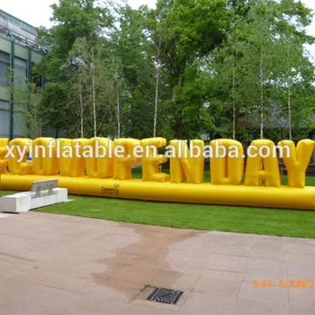 2015 new design giant inflatable letters for trade show