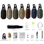 Multi-function 12 In 1 Paracord Outdoor Fishing Camping Survival Gear Kit Tactical Tool