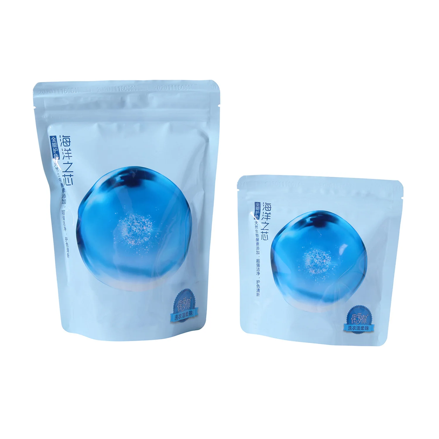 Sustainable 20g Laundry Pod All in 1 Pods Colour Washing Aroma Capsules Laundry Room for Anti Bacteria Above 60%