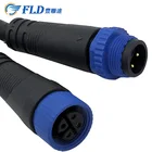 Led Connector Waterproof Led Connector 5pin M15 High Quality 2 Pin 3pin 4pin 5pin LED Waterproof Connector And Socket Set Price