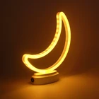 Star Lamp Lamp Night Light 3D Lamparas De Luna Star Moon Light Lamp Baby Children Romantic Neon Night Fairy Lights
