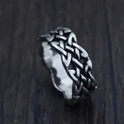 Celtic Jewelry Fashion Men Celtic Ring 925 Sterling Silver Jewelry