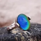Rings Shape Stone Ring Rings For Woman Designer Unique Rings With Clear Oval Shape Mood Stone Ring For Women