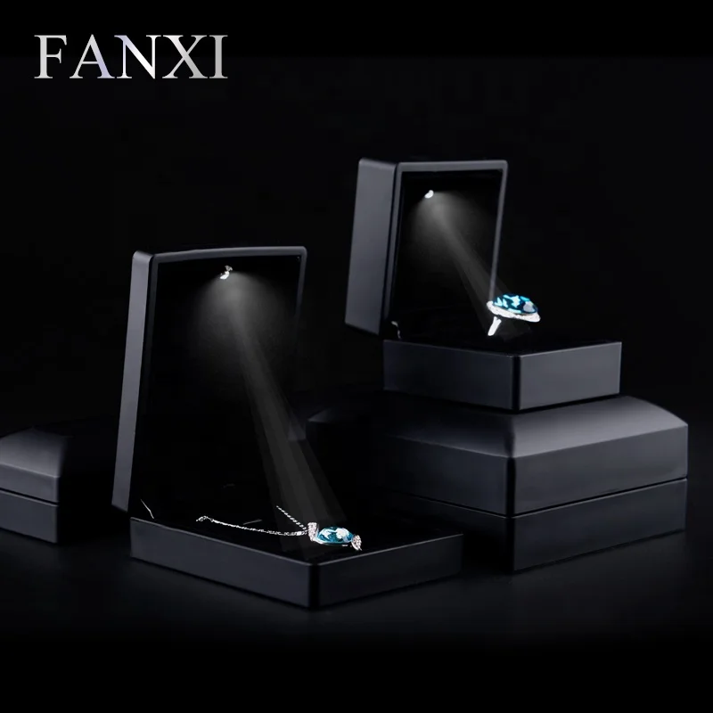 custom ring box with light