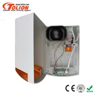 Speaker Tolion CE Approved Waterproof Outdoor Siren Loud Speaker With Red Flash Strobe Light
