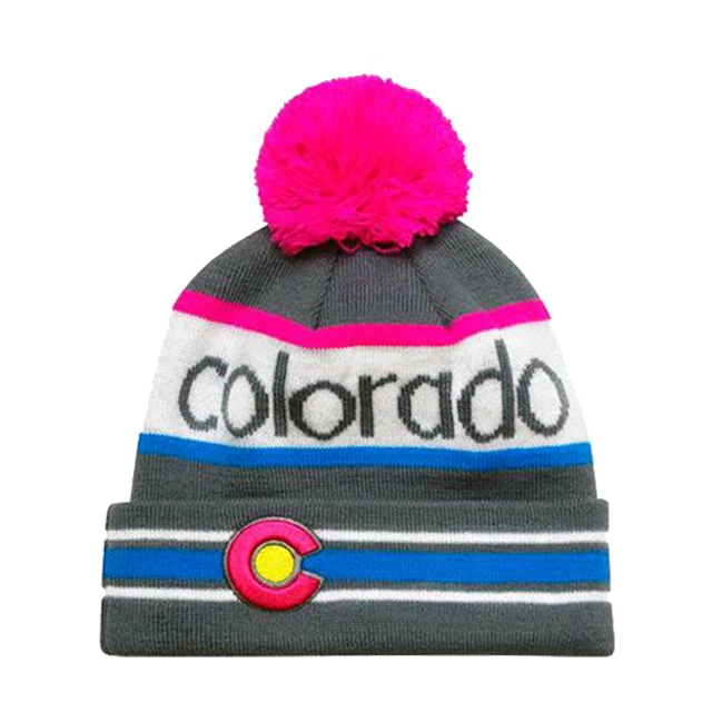Custom Puff Ball Winter Hat For Women 