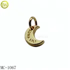 Custom Jewelry Tags Metal Tags For Bracelet Small Brand Logo Engraved Pendant Custom Metal Charm Jewelry Tags