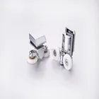 Door Wheel Screen Door Wheel Double Zinc Alloy Shower Screen Door Roller Bearing Wheel