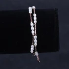 Multi Color Beads Small Beads Bracelet Custom Multi Color Rice Pearl Small Beads Bracelet
