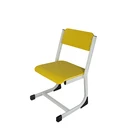 School Industrial Pink Color Classroom Study Chair Standard Size School Chair