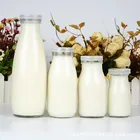 100ml 200ml 500ml 1000ml Bottle 500ml Glass Wholesale Food Grade 100ml 200ml 250ml 500ml 1000ml Glass Bottle Milk